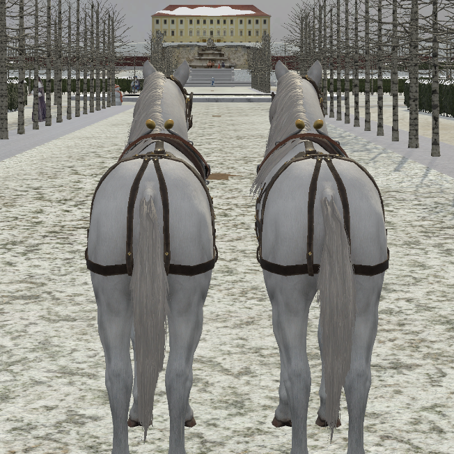 Kutschensimulator Schloss Hof